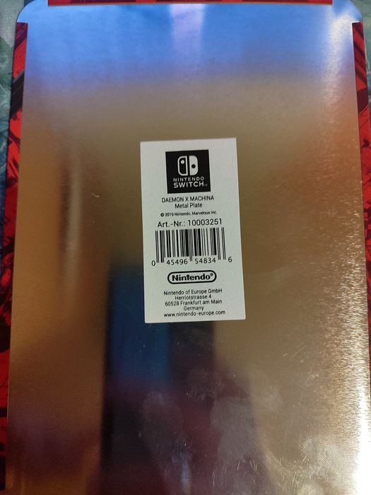 Daemon X Machina metal plate