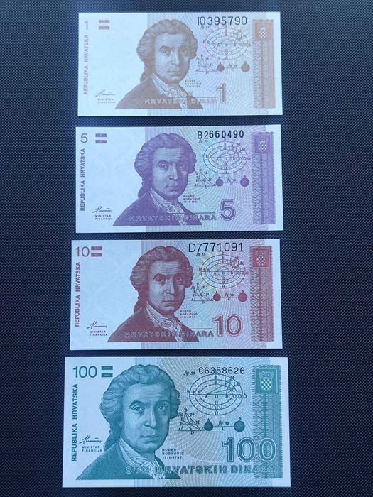 Notas Croácia Dinar