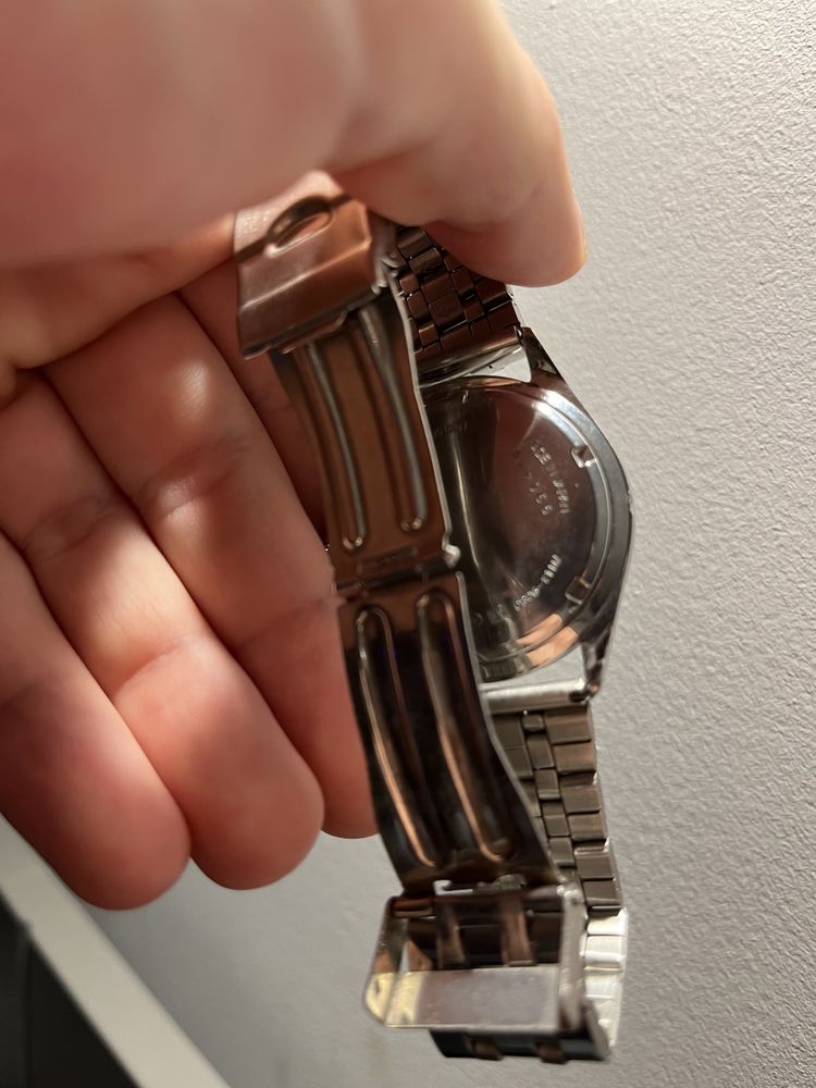 SEIKO zegarek męski 39mm na bransolecie kwarc