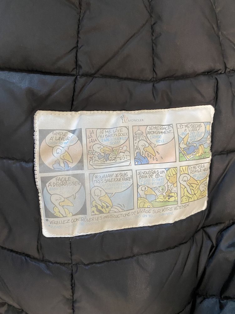 Kurtka puchowa zimowa moncler z jenotem rozm s 2