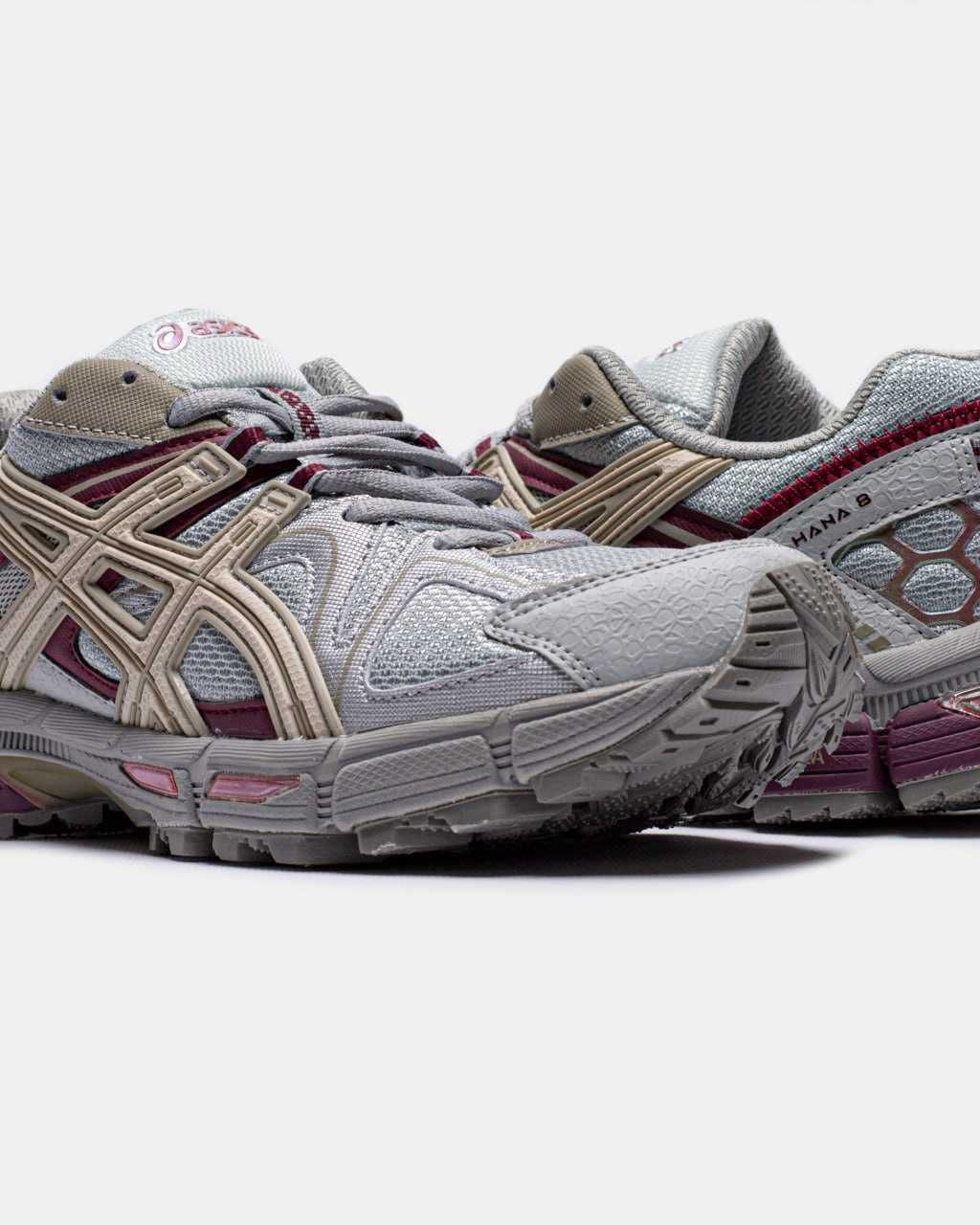 ASICS Gel-Kahana 8 Grey/Red Trail Running