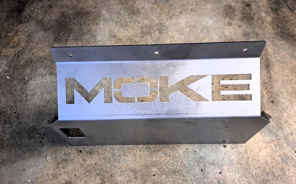 Proteção do carter em inox personalizada para Mini Clássico