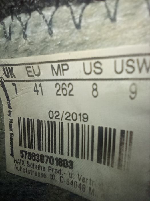 Тактические кроссовки Haix Eagle Tactical Gore tex (41p.) Оригинал!