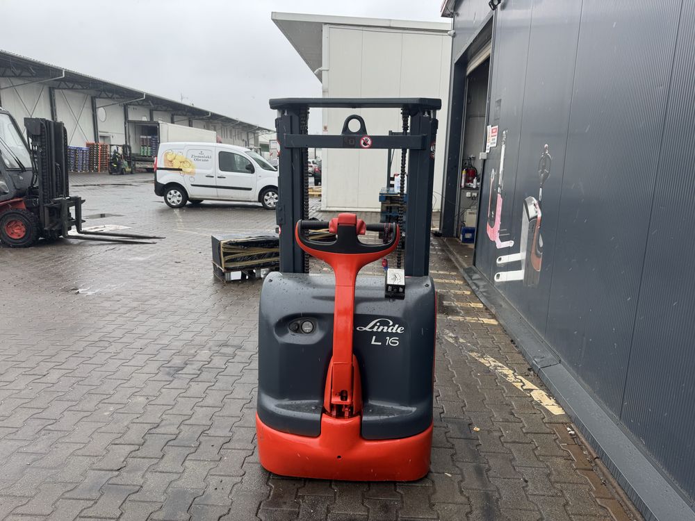 Paleciak elektryczny Linde 1600 kg 240 cm wózek sztaplarka Linde L 16