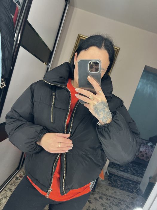 Куртка теплая черная