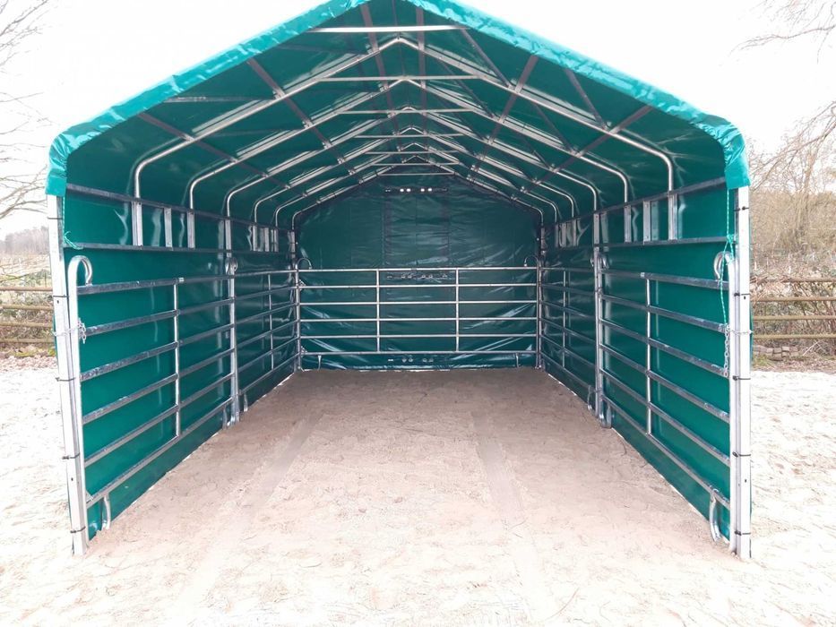 Namiot 3m lub 6m dla zwierząt cielaków koni alpak bydła krów opasów