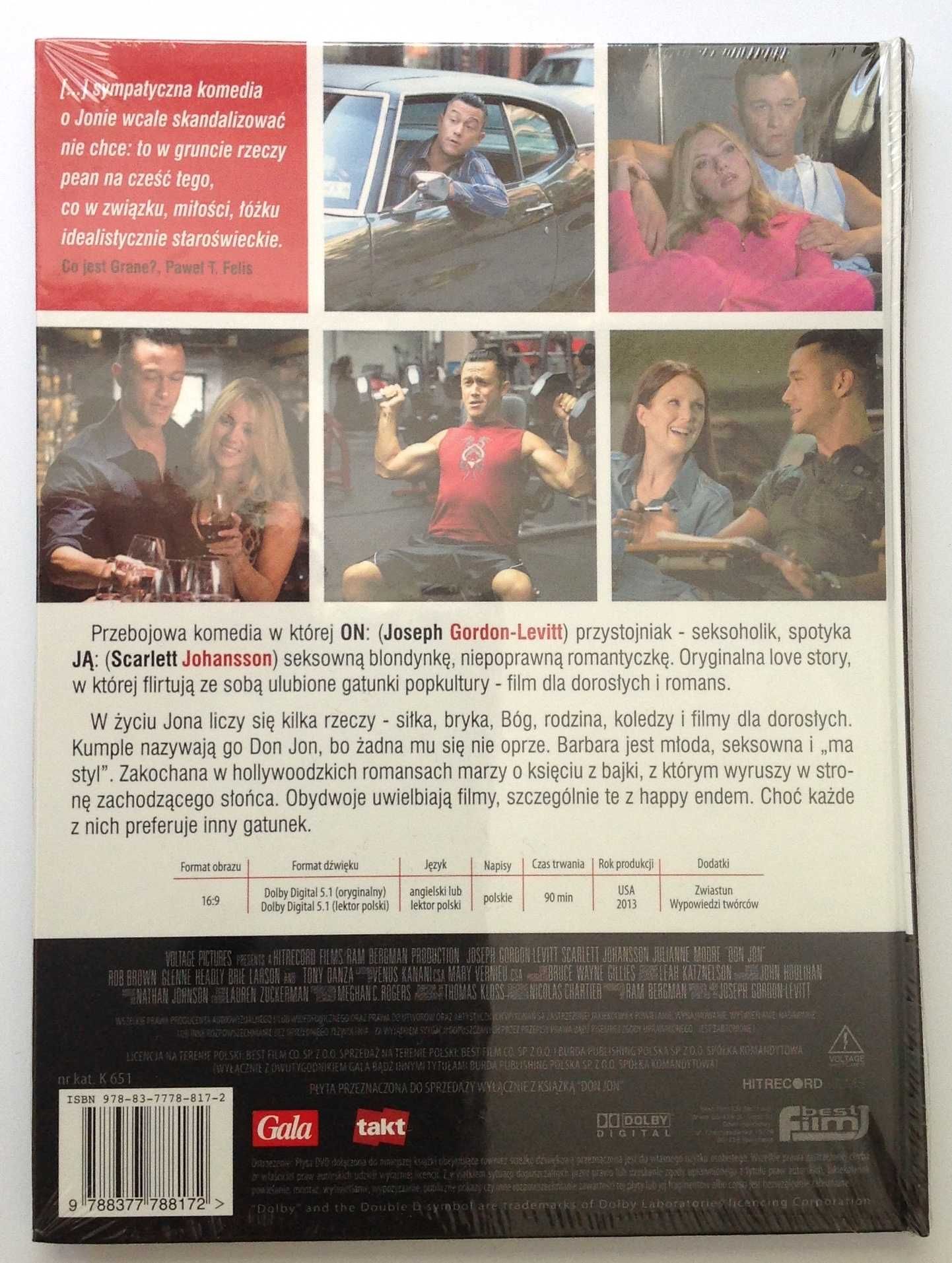 "Don Jon" (Scarlett Johansson) DVD nowe w folii