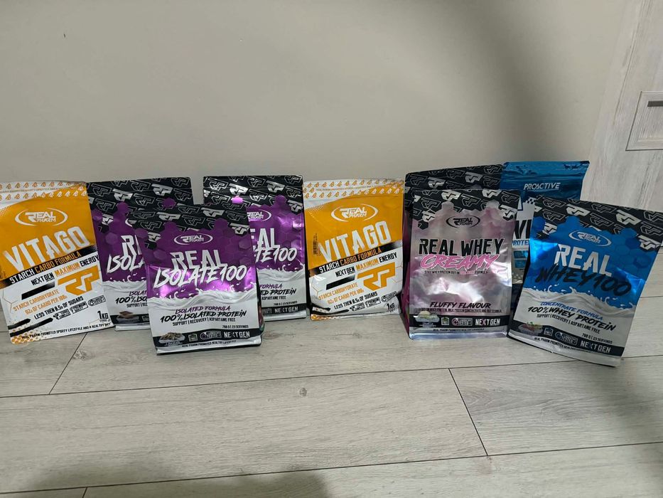 OKAZJA CENOWA! Odżywki Białkowe i Suplementy Real Pharm 25 elementów