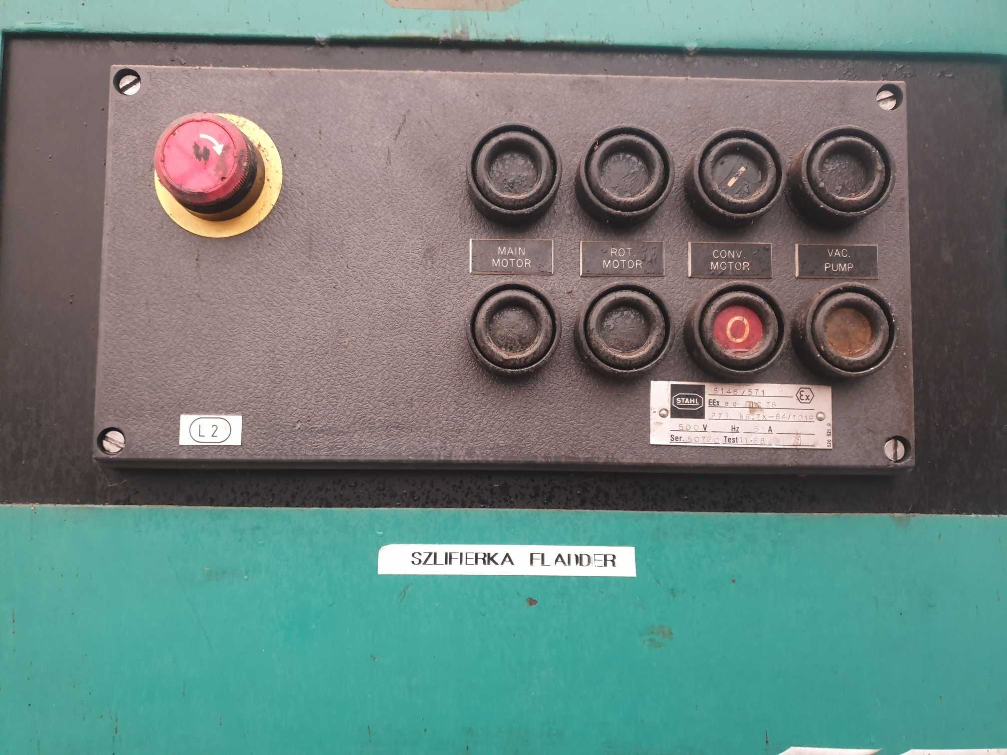 czyszczarka szerokotaśmowa -szlifierka fladder 130 cm dwa agregaty cz