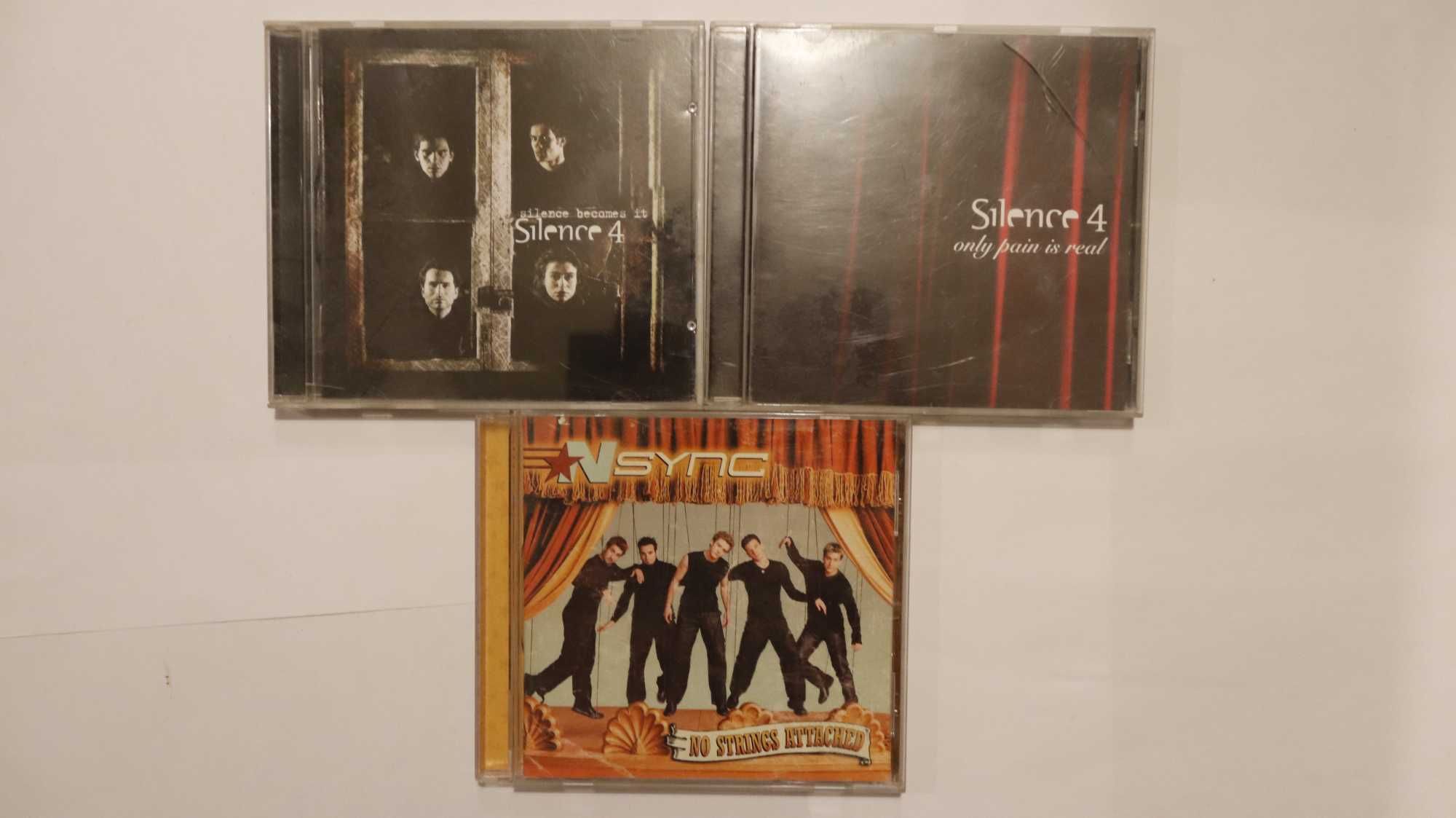 Cd´s originais "Silence 4, Silence 4 (only pain real) e Nsync "