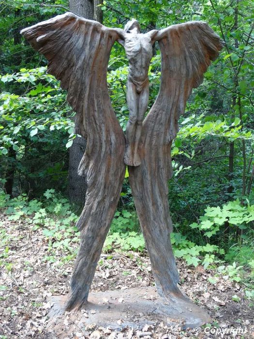 Figura betonowa "Upadły- edycja Rustica" HIT SEZONU!