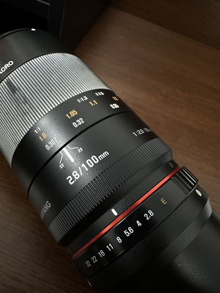 Obiektyw Samyang 100mm Macro f 2,8 - Sony E