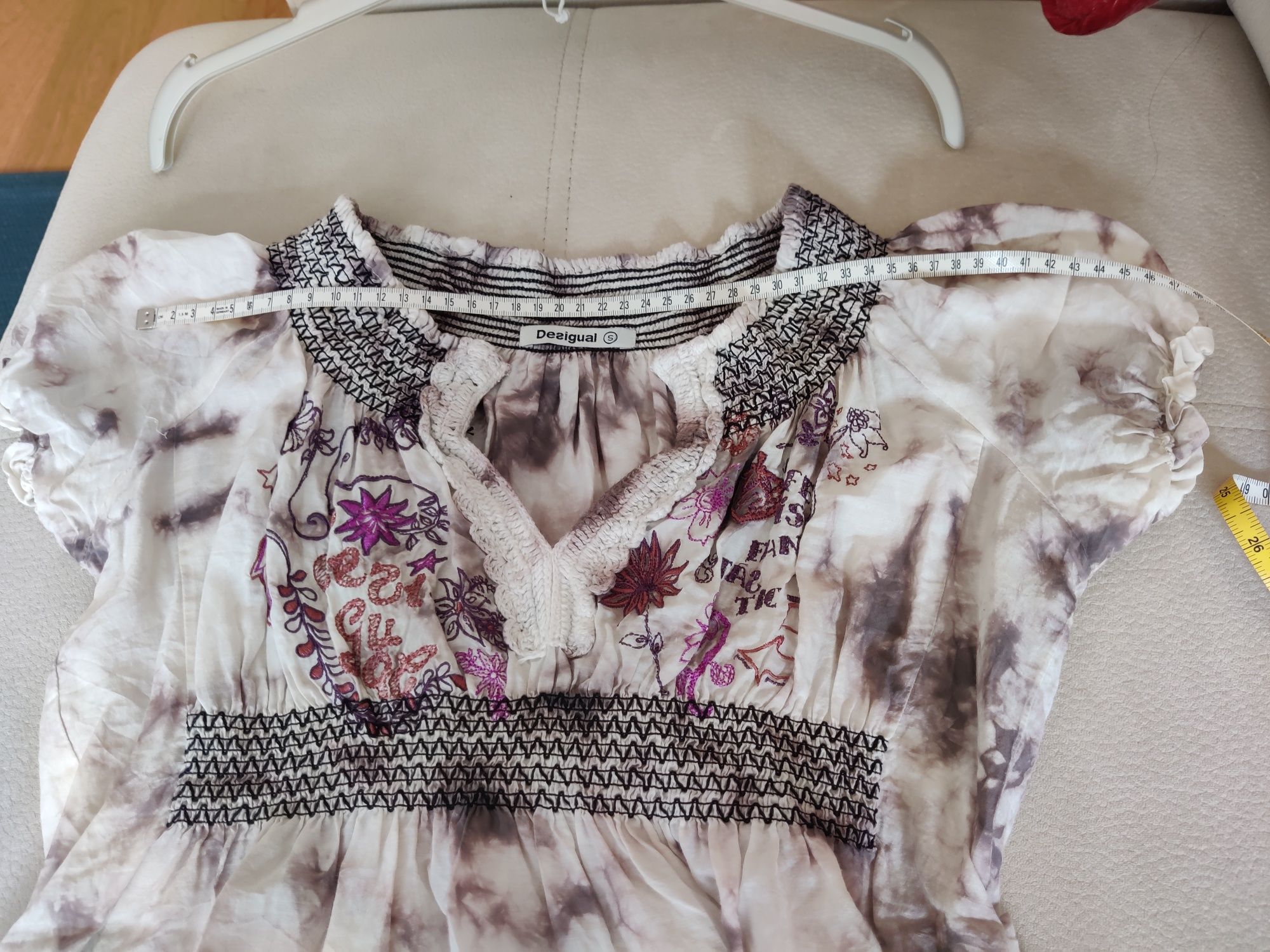 T-shirt, blusa, manga curta, Desigual 36