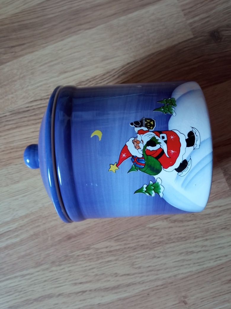 Ceramiczny pojemnik na ciastka słodycze lub inne
