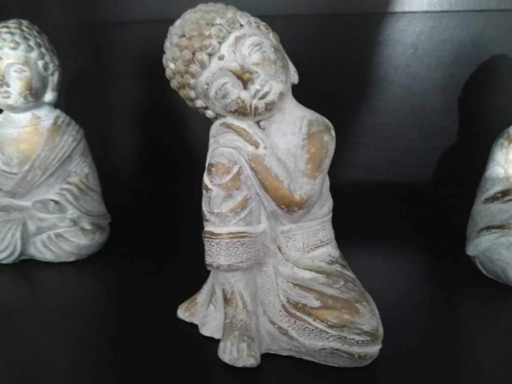 Conjunto de 3 estatuetas