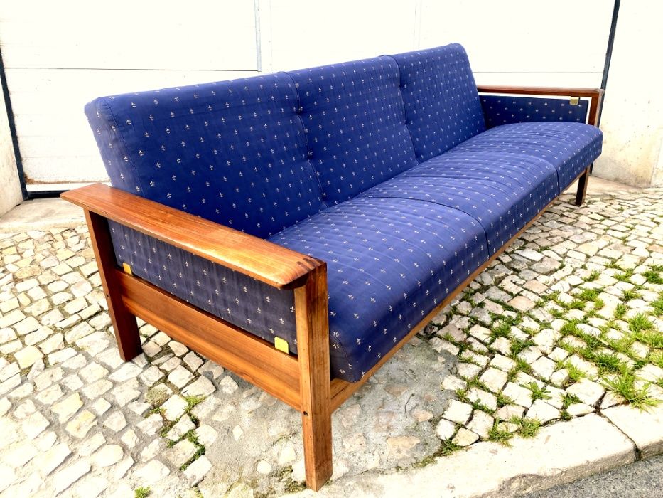 Cadeirão sofá cama 3 lugares olaio vintage 211comp x 80prof x 74alt.