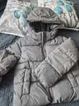 Kurtka puffer z kapturem, zimowa, nowa, h&m 146