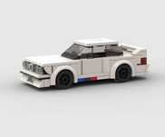 Auto autko samochód z klocków na wzór LEGO BMW 325 E30