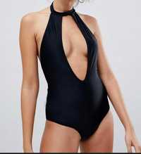 Czarny jednoczęściowy strój kąpielowy Brave Soul rozmiar S 36