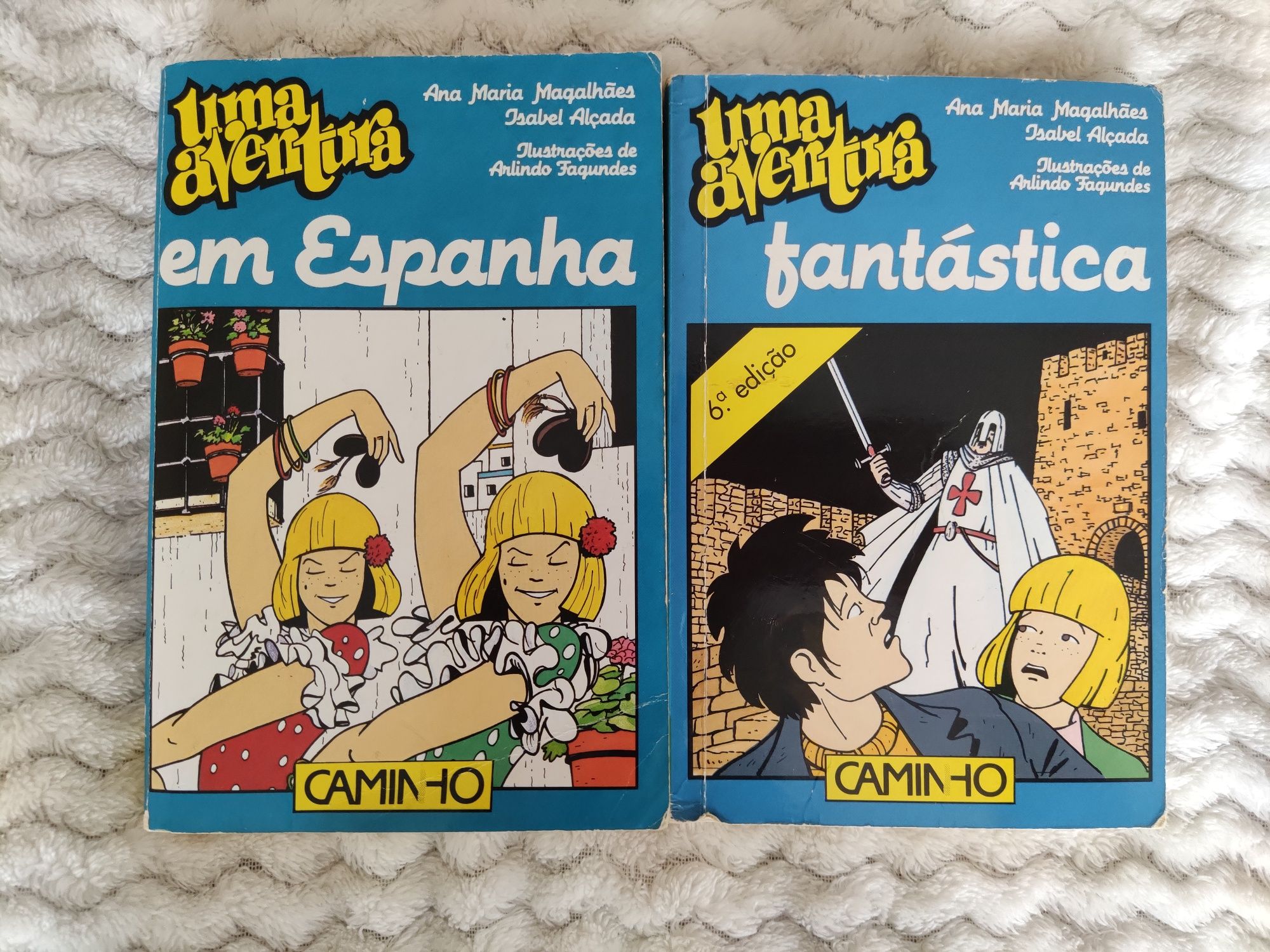 Livros Uma aventura em espanha e Uma aventura fantástica