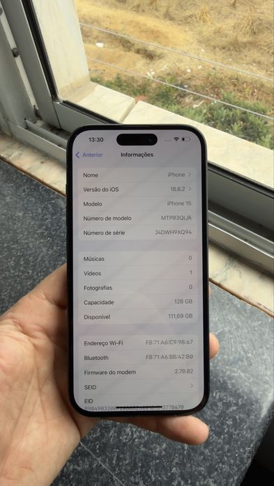 Vendo iPhone 15 128 GB [NOVO C/GARANTIA]