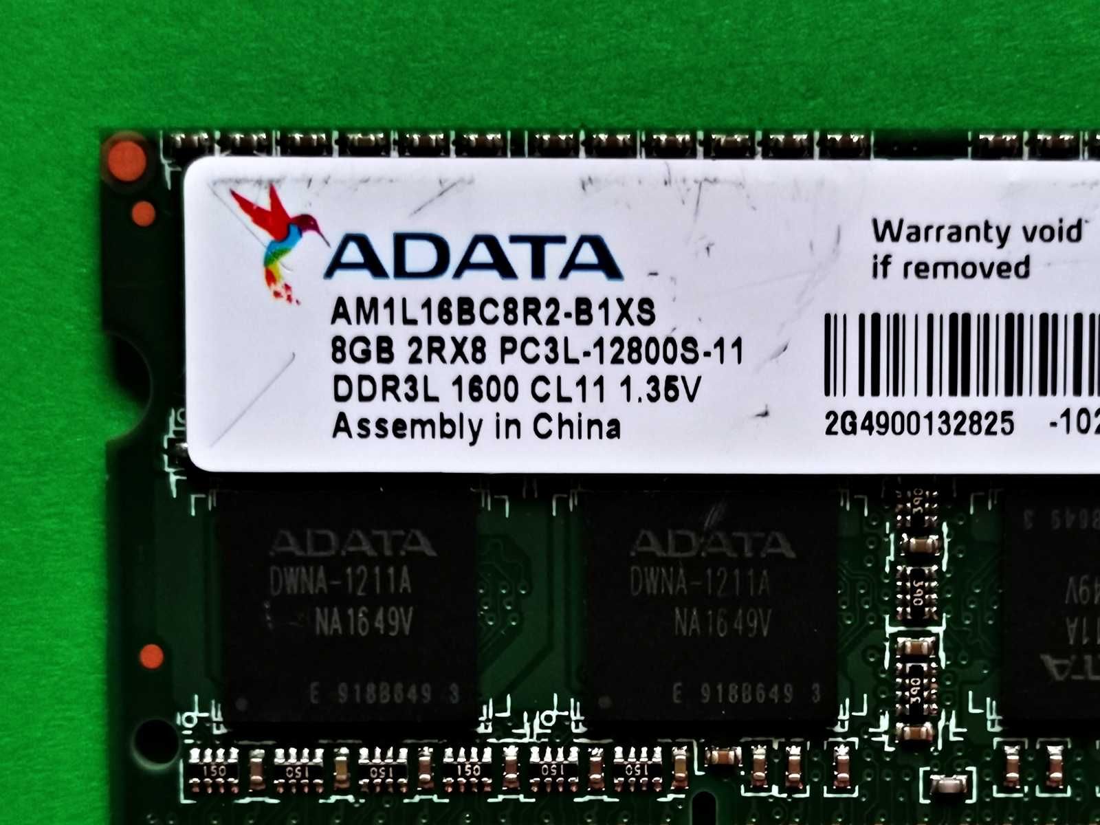 DDR3 8GB AdaTa 12800 L