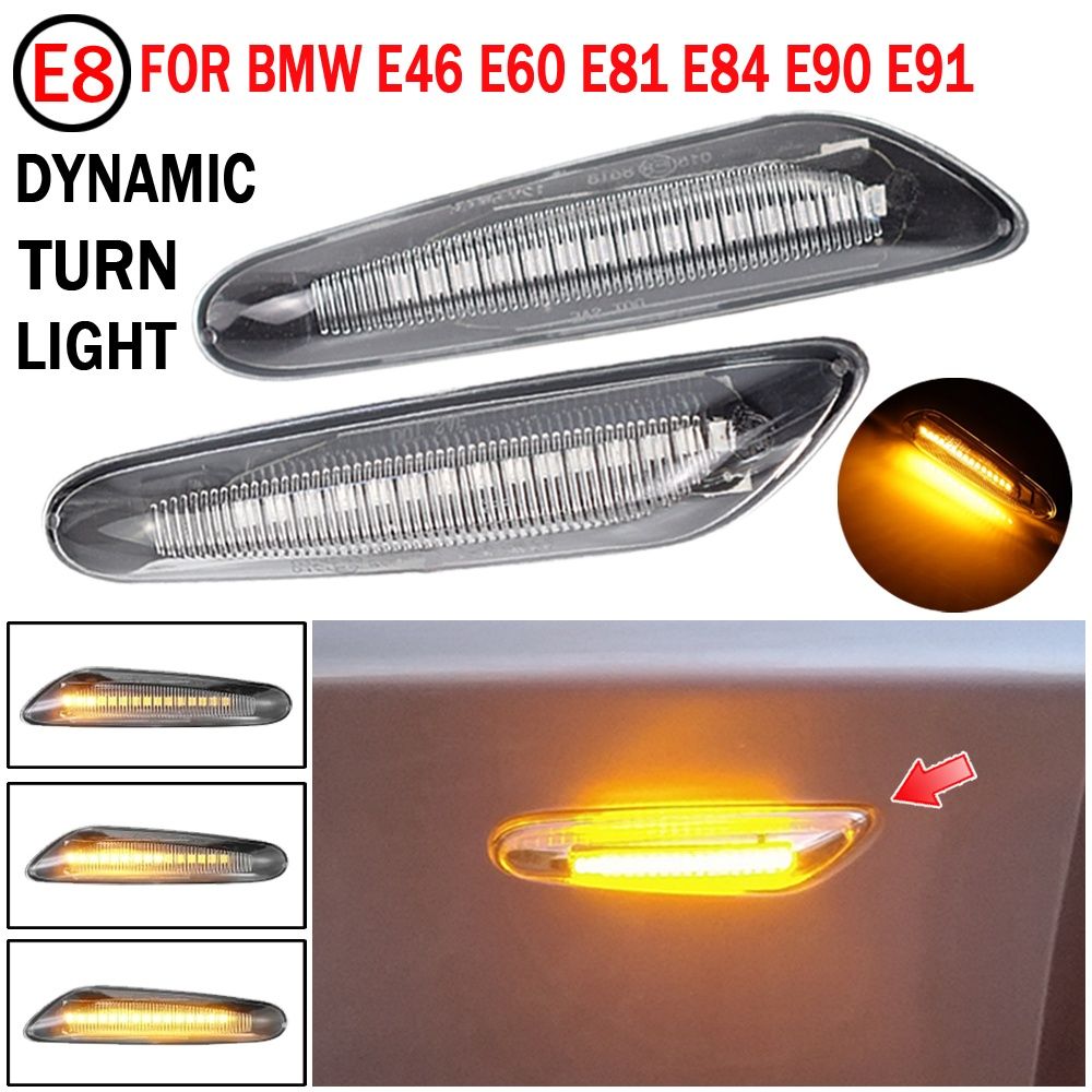 Piscas led dinâmicos BMW E90/E91/E92/E81 Mini Cooper Peugeot Citroen