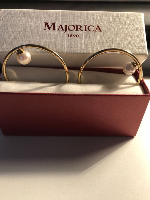 Conjunto perolas Majorica