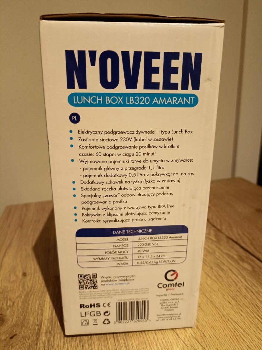 Lunch Box N oveen BPA free