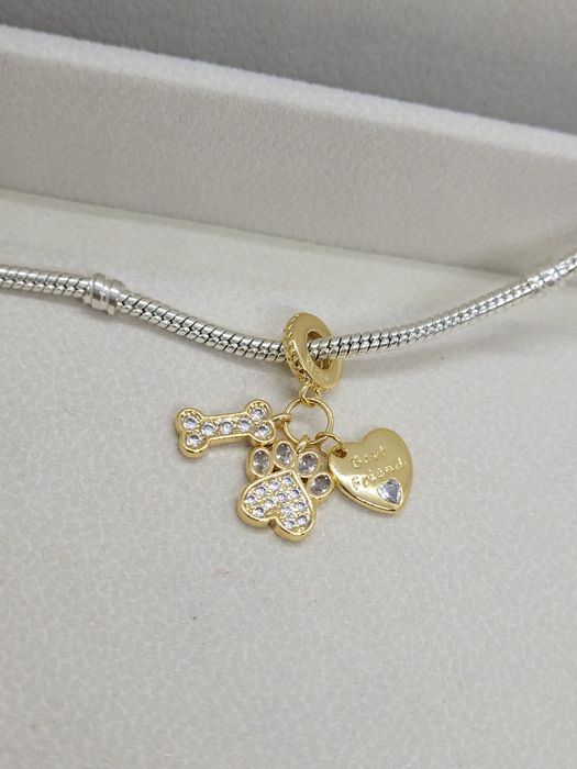 Nowy charm's zawieszka do bransoletek Pandora i innych