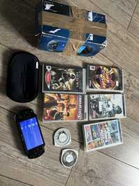 Konsola PSP 2004 + gry + pudełko + ładowarka kolekcjonerska
