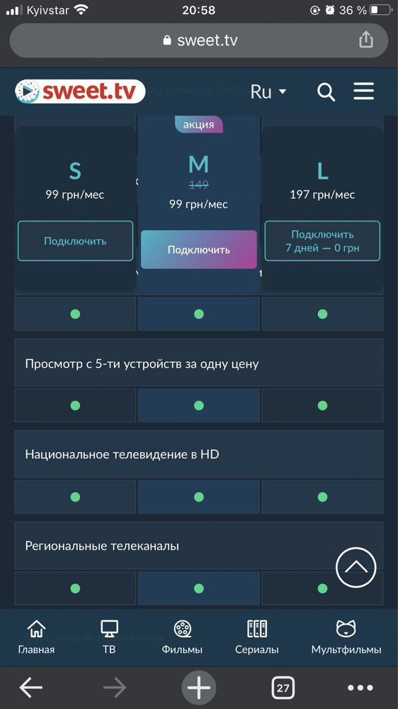 sweet tv, інтернет телебачення