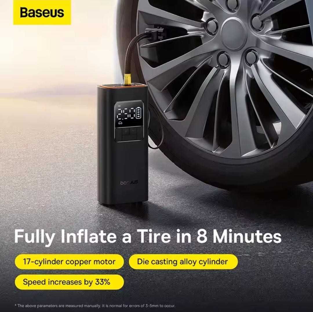 Автомобільний насос компресор Baseus SuperMini Pro Series