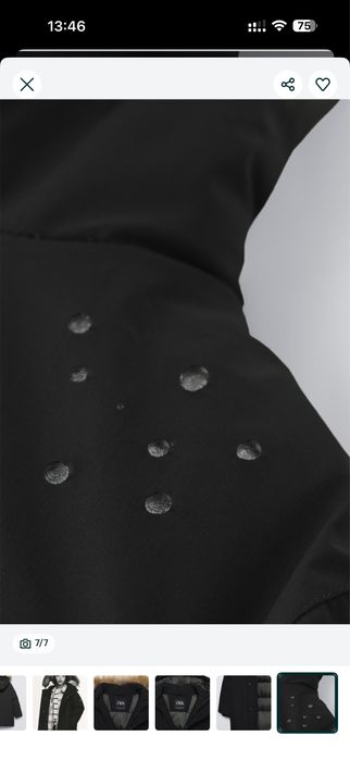 Парка куртка пухоик Zara 158/164