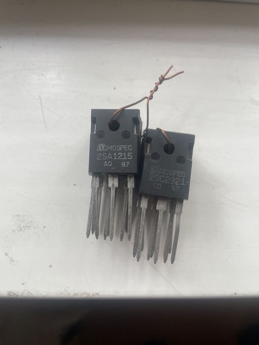 Тразисторы для усилителей2sc2921 , 2 sa 1215
