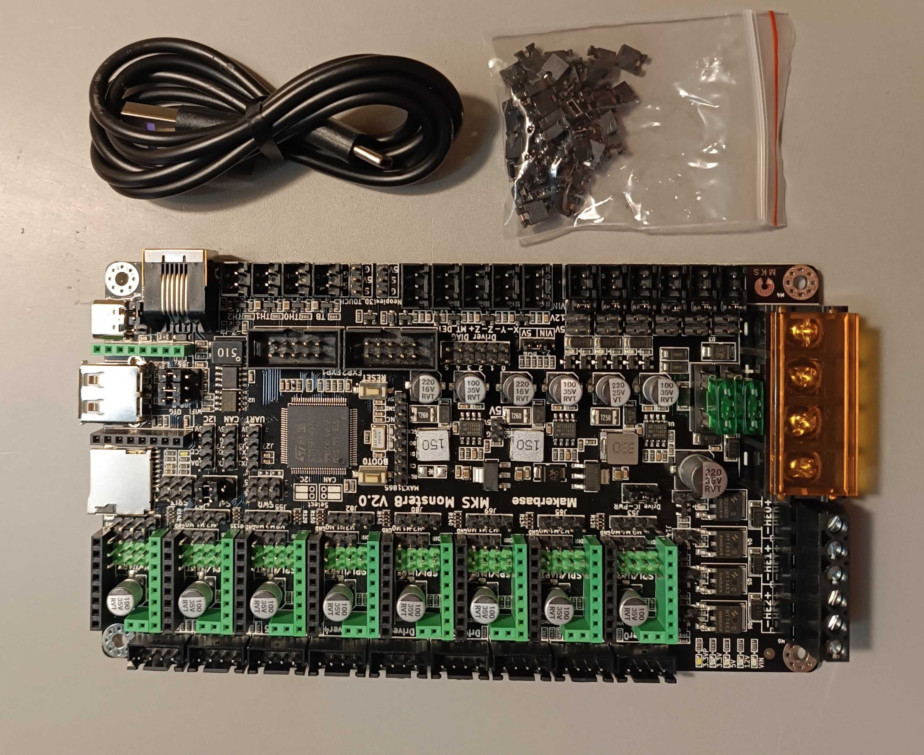 Makerbase MKS Monster 8 V2.0 плата для 3D принтера