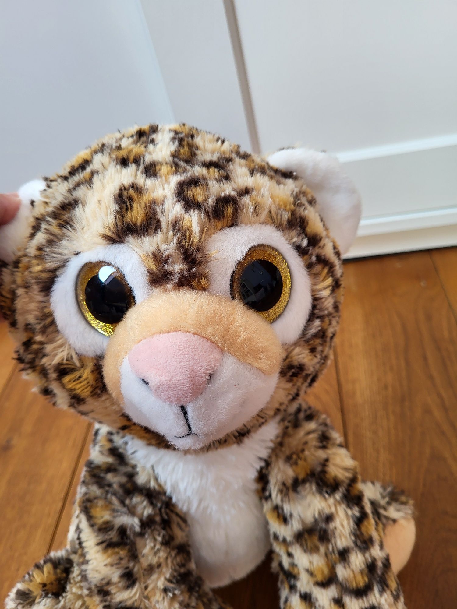 duży pluszak, maskotka lampart, gepard Pepco dł.35 cm