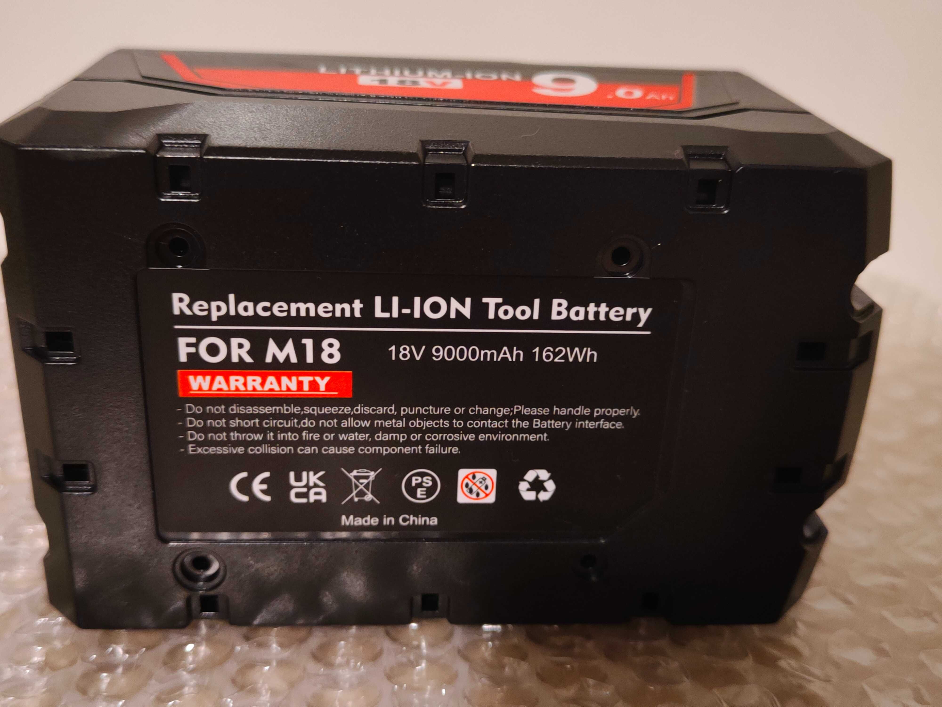 Akumulator Milwaukee M18 9.0 Ah bateria 18V NOWE + wskaźnik