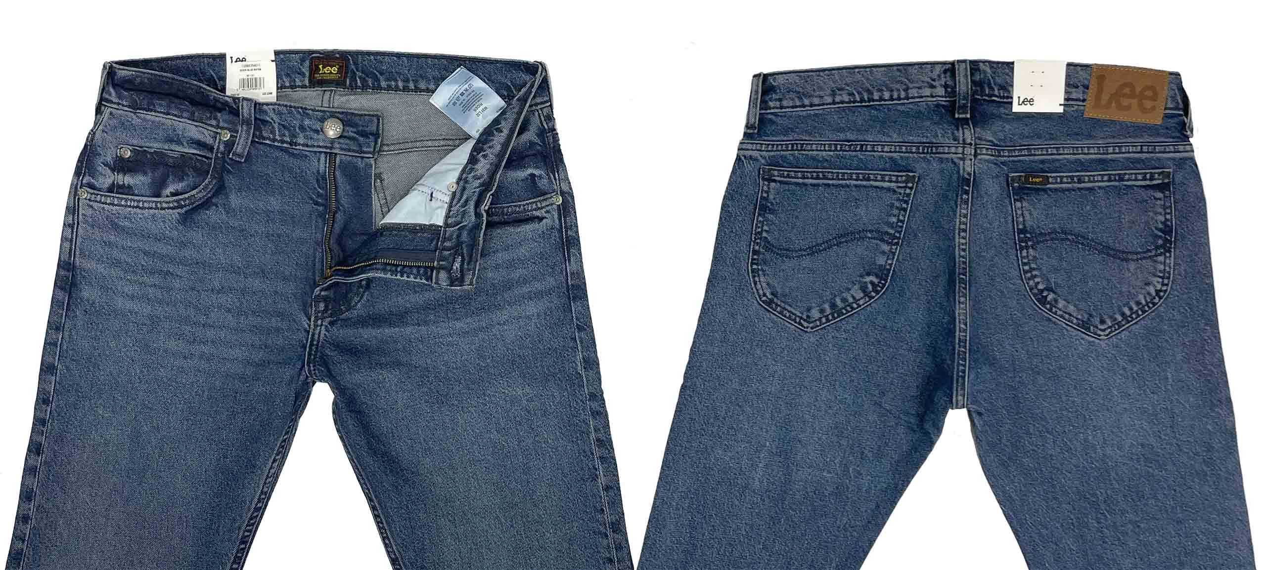 Spodnie męskie jeansy Lee Rider Blue Abbys W38 L32
