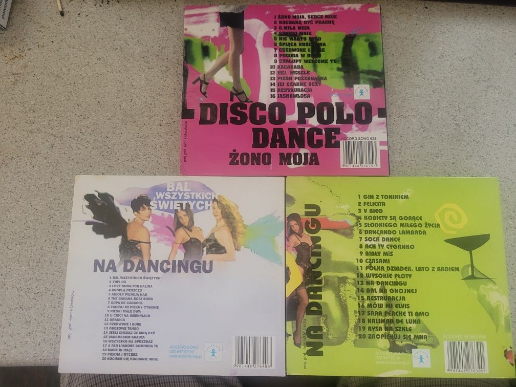 CD x 3 Na Dancingu / Disco Polo Dance Żono moja Accord Song 625