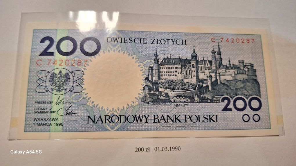 Miasta polskie , album PRL , banknoty kolekcjonerskie NBP