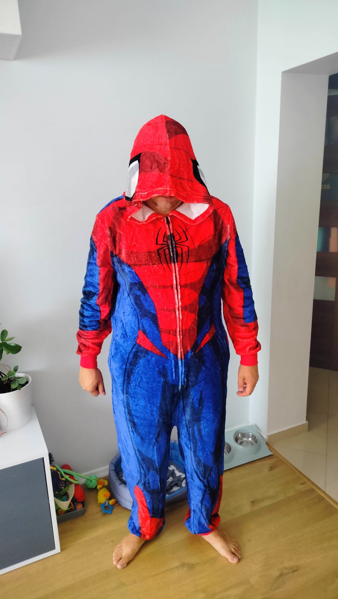 Strój Spiderman dla dorosłych rozm.L
