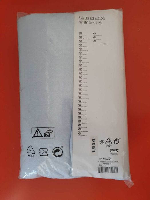 Pościel ANGSLILJA IKEA Poszwa na kołdrę i poszewka 150x200/50x60 cm