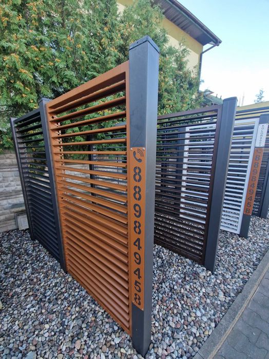 Ruchoma deseczka metalowa, panel żaluzjowy, żaluzje ogrodowe, pergola