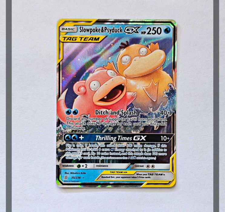 Slowpoke & Psyduck Gx 35/236 UNM Pokemon ENG-NM