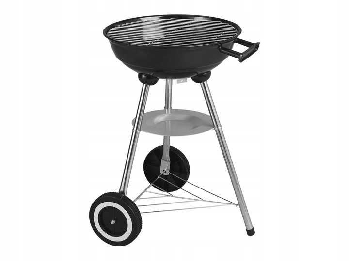 Grill okrągły na kółkach z pokrywą Ø 34 cm GRILLMEISTER