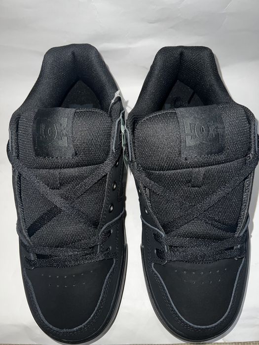 Шкіряні кеди Dc shoes 42,5 ус. 27,5 Pure кеды чорні