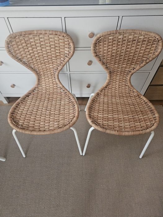 Krzesło ratan ikea SKALSTA