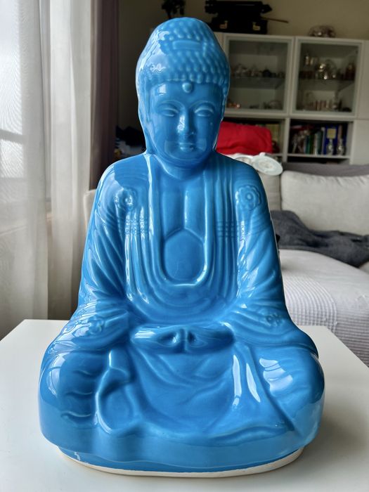 Estátua Budha azul