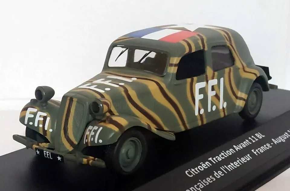 Citroen Front Ttaction 11 BL FORCE FRANCE 1944 scale 1/43 - Diecast -
